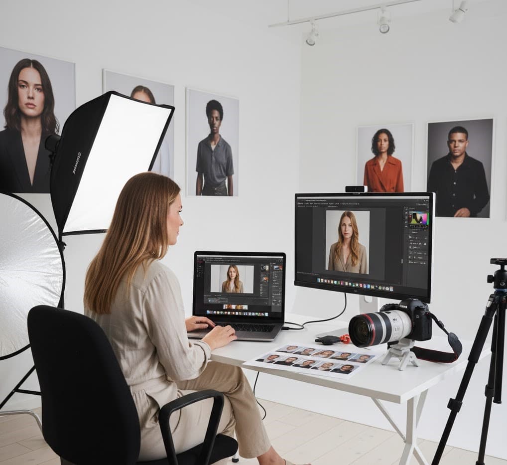 AI-verktyg för Fotografer - Professionell svensk fotografstudio med AI-bildredigeringsverktyg och bildgenerering